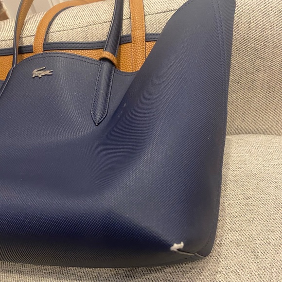 Lacoste ANNA reversible shopper bag Blue - Picture 2 of 6